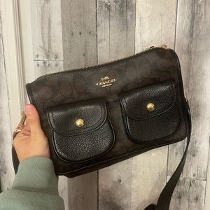 COACH RECTANGULAR CROSSBODY W COIN POUCH